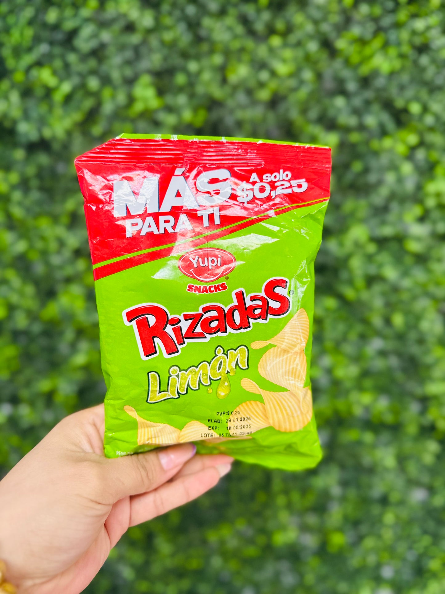 RIZADAS - PAPAS FRITAS