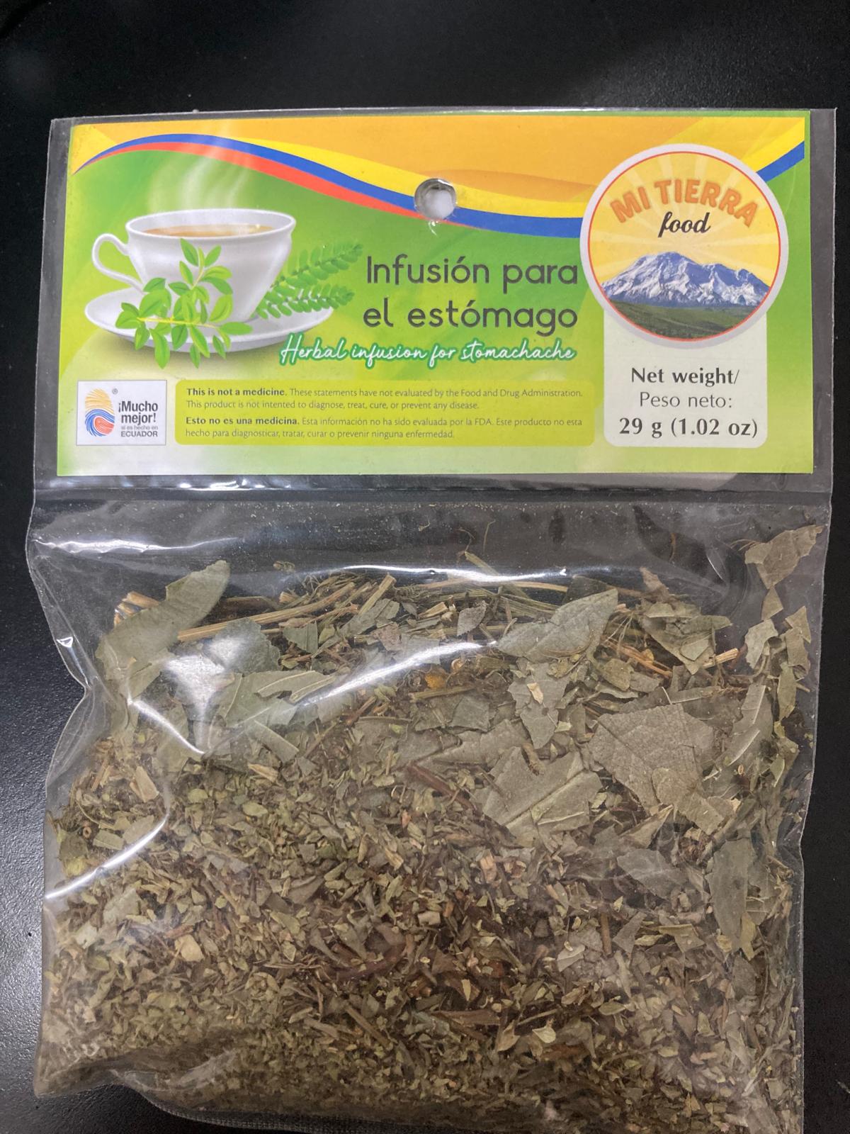 INFUSION PARA EL ESTOMAGO