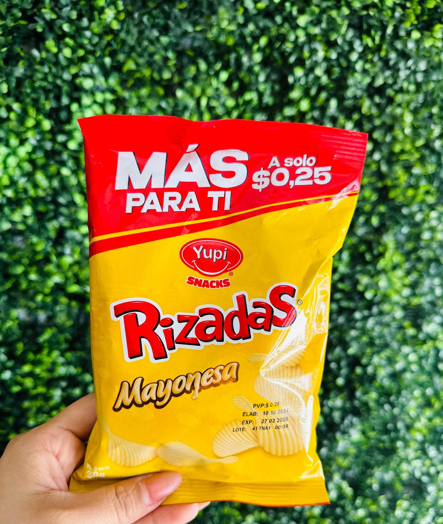 RIZADAS - PAPAS FRITAS